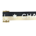 Chanel Belt CC Logo Canvas Leather Black — view 8