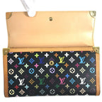 Louis Vuitton Wallet Porte Tresor International Monogram Multicolor Canvas Noir — view 6