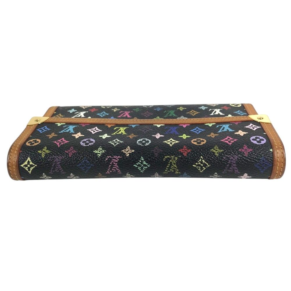 Louis Vuitton Wallet Porte Tresor International Monogram Multicolor Canvas Noir — view 3