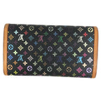 Louis Vuitton Wallet Porte Tresor International Monogram Multicolor Canvas Noir
