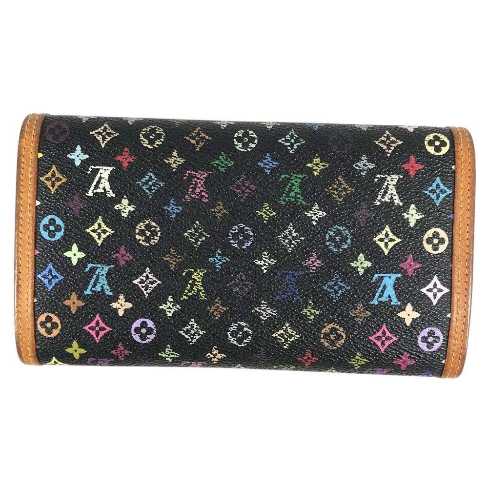 Louis Vuitton Wallet Porte Tresor International Monogram Multicolor Canvas Noir
