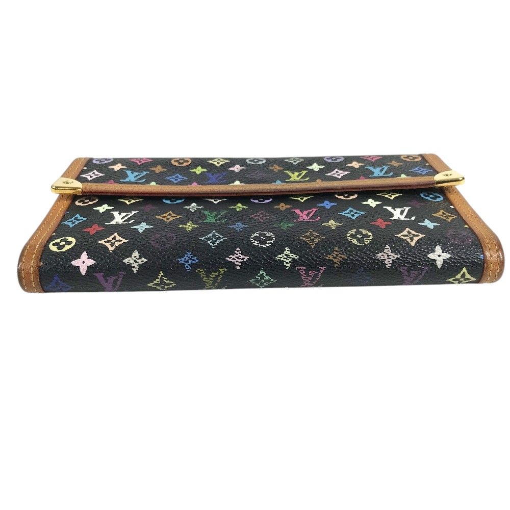 Louis Vuitton Wallet Porte Tresor International Monogram Multicolor Canvas Noir — view 2