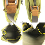 Louis Vuitton Shoulder Bag Weatherly Damier Geant Canvas Yellow — view 7