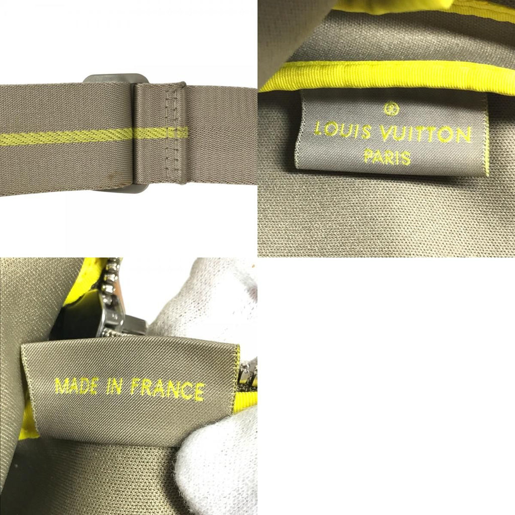 Louis Vuitton Shoulder Bag Weatherly Damier Geant Canvas Yellow — view 9
