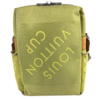 Louis Vuitton Shoulder Bag Weatherly Damier Geant Canvas Yellow — view 2