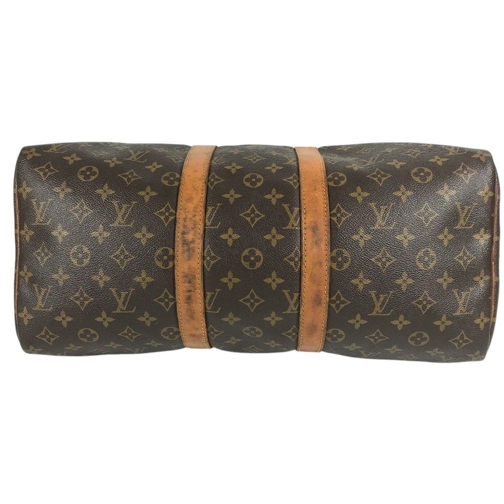 Louis Vuitton Boston Bag Keepall 45 Monogram Canvas Brown — view 4