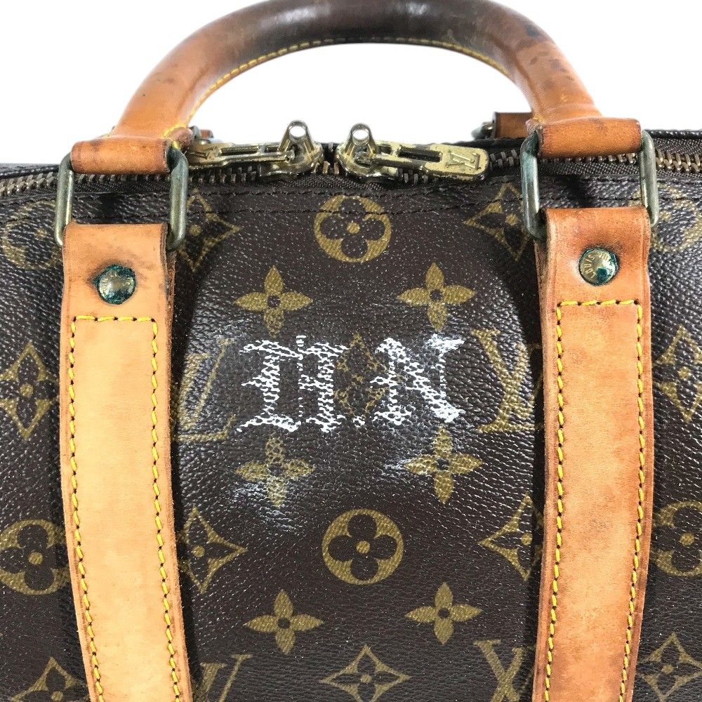 Louis Vuitton Boston Bag Keepall 45 Monogram Canvas Brown — view 5