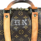 Louis Vuitton Boston Bag Keepall 45 Monogram Canvas Brown — view 5