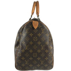 Louis Vuitton Boston Bag Keepall 45 Monogram Canvas Brown — view 3