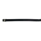 Louis Vuitton Belt Ceinture Initial Leather Black — view 6