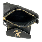 Louis Vuitton Empreinte Portefeuille Victorine Black Beige Gold Leather Trifold — view 6