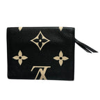 Louis Vuitton Empreinte Portefeuille Victorine Black Beige Gold Leather Trifold — view 2
