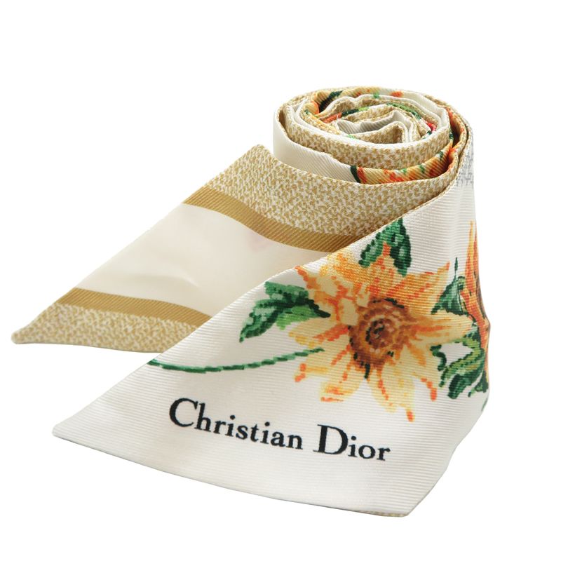 Dior Scarf White