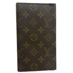 Louis Vuitton Monogram Brown Leather Wallet Billfold — view 2