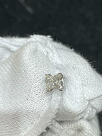 Louis Vuitton LV Diamond Monogram Star 18k White Gold Earrings — view 7