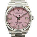 Rolex Ten Polished Oyster Perpetual 36 Candy Pink SS Watch with Card