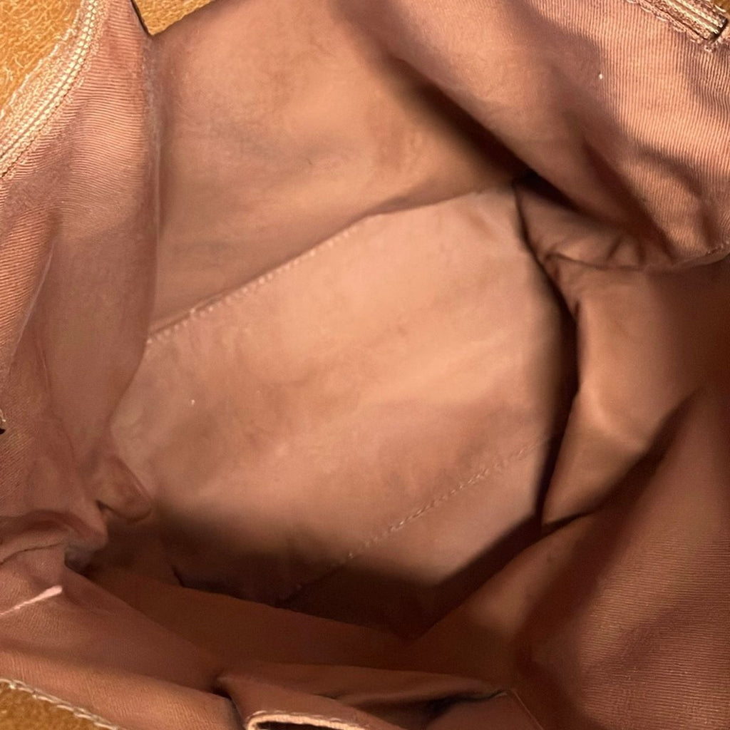 Gucci Tote Eclipse Beige Dark Brown Leather — view 7