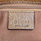 Gucci Tote Eclipse Beige Dark Brown Leather — view 8