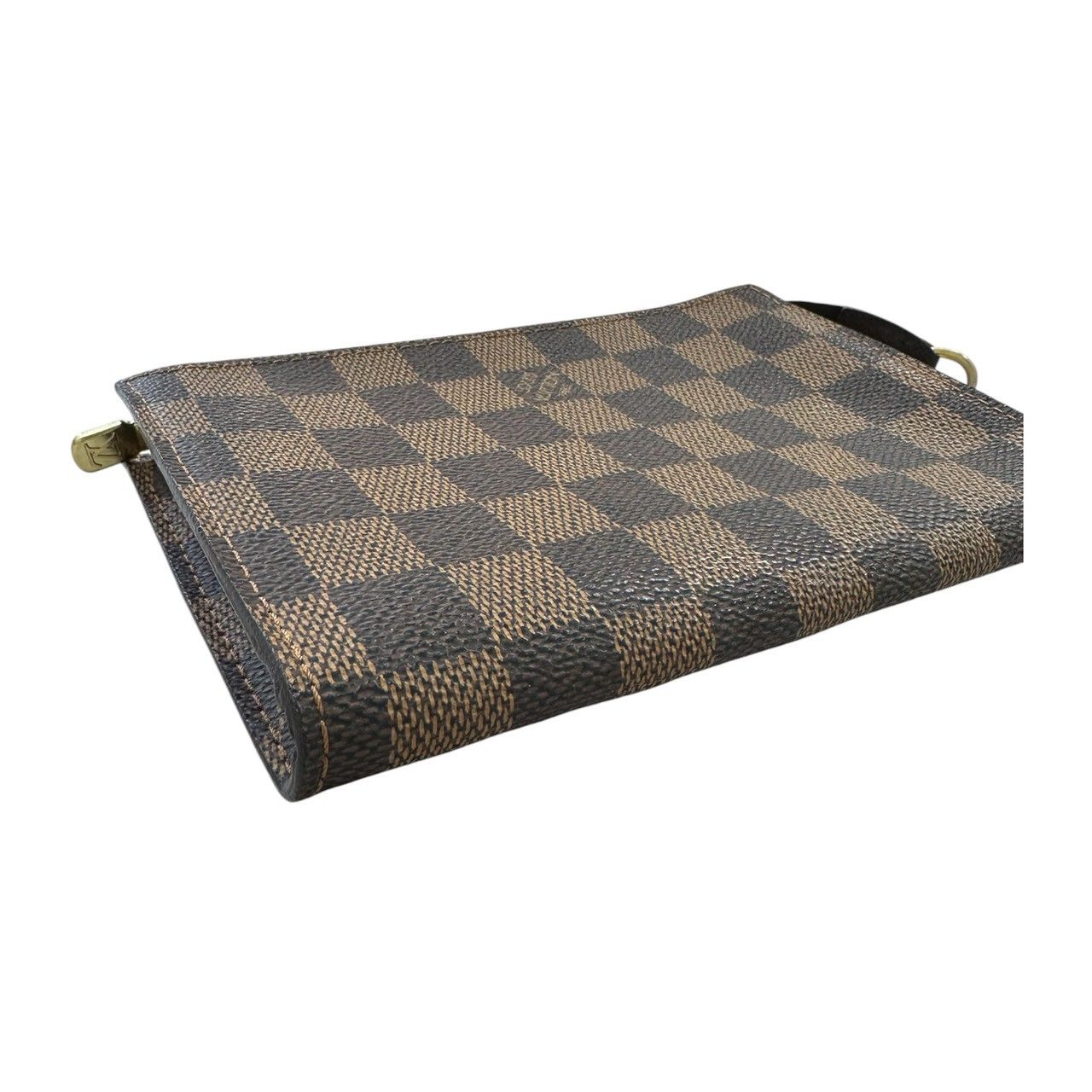 Louis Vuitton Damier Brown Gold Pouch Multi Case — view 4