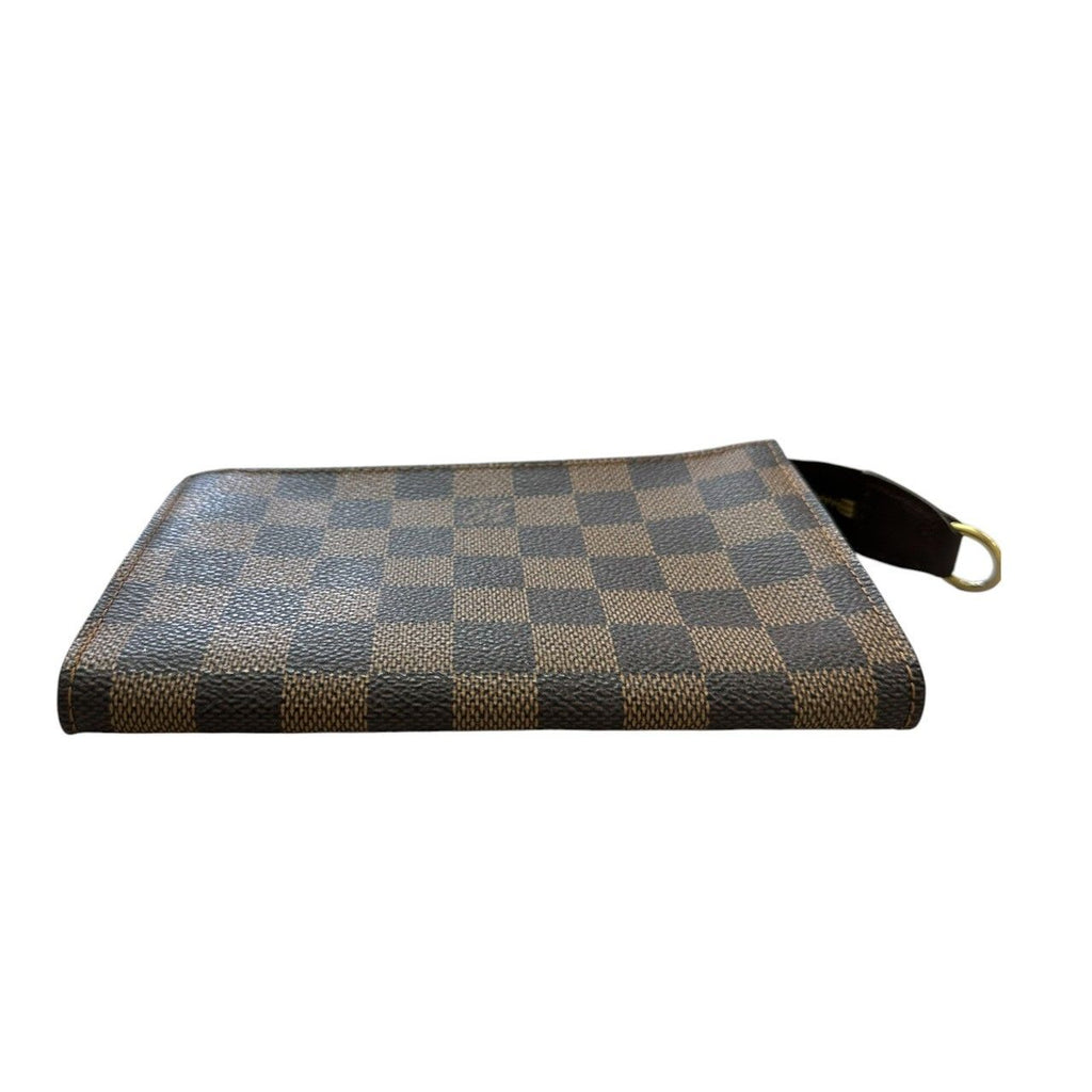 Louis Vuitton Damier Brown Gold Pouch Multi Case — view 3