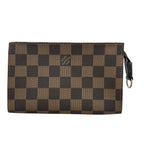 Louis Vuitton Damier Brown Gold Pouch Multi Case