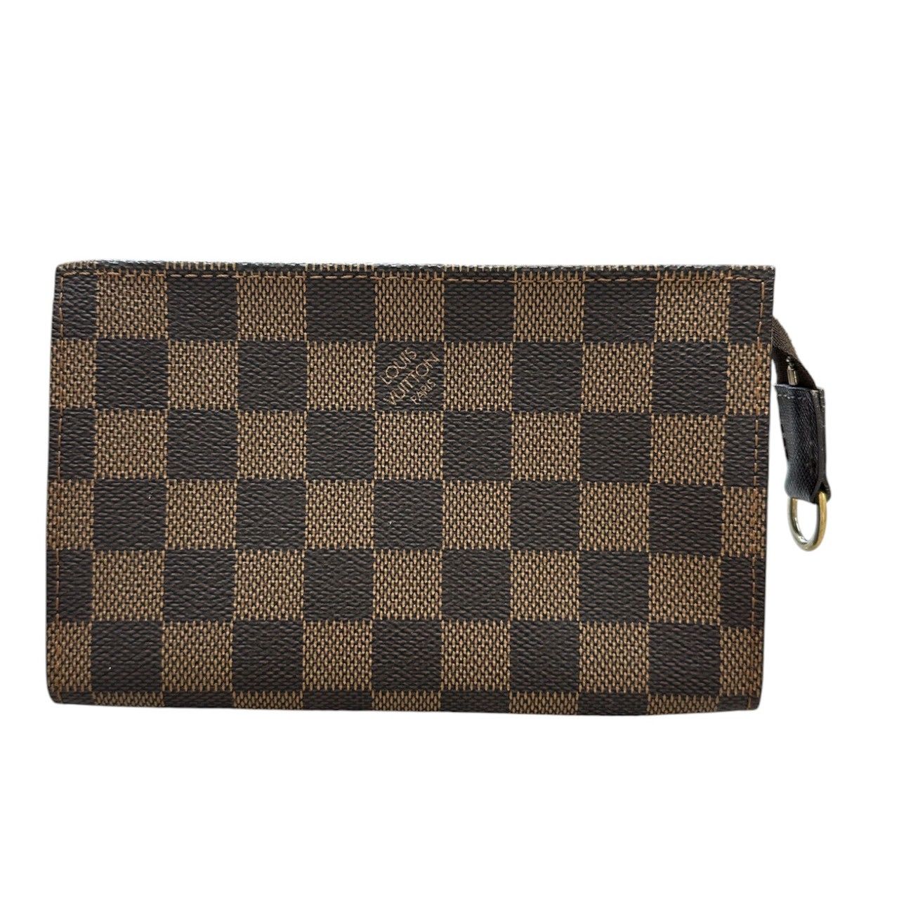 Louis Vuitton Damier Brown Gold Pouch Multi Case