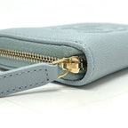Chanel Coin Case CC Logo Metiers D'art Caviar Leather Blue — view 3