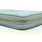 Chanel Coin Case CC Logo Metiers D'art Caviar Leather Blue — view 6
