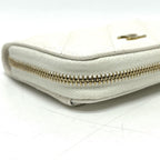 Chanel Coin Case Classic Zip Caviar Leather White — view 4