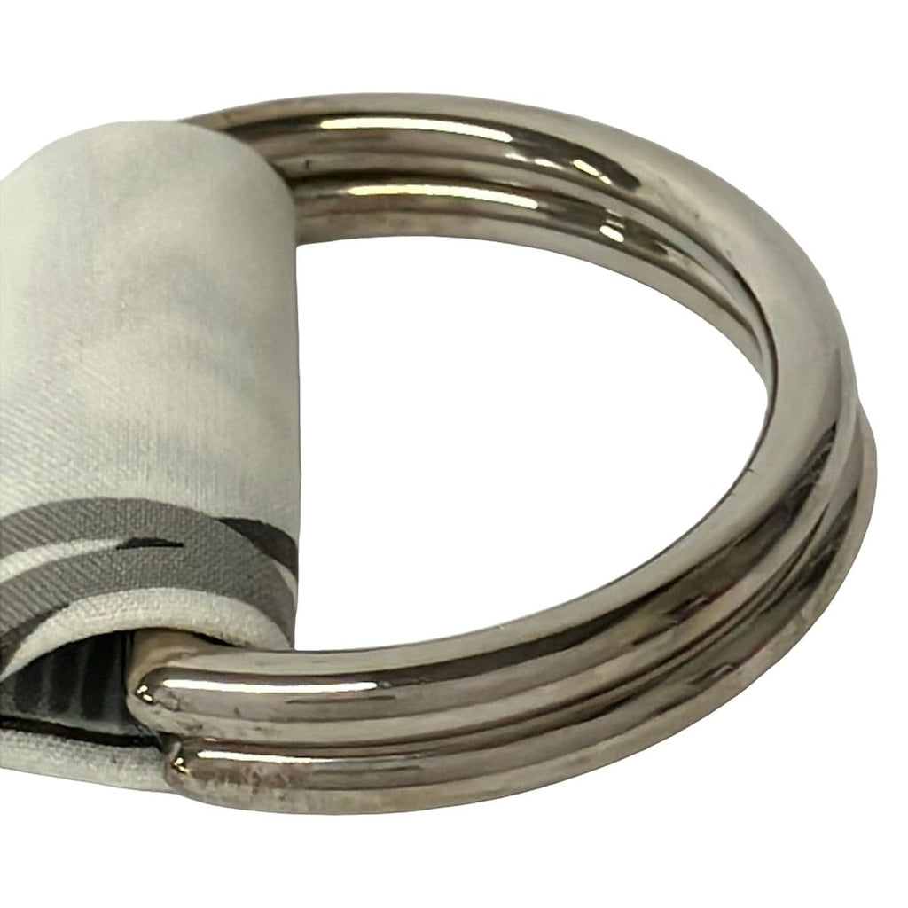 Hermes Belt White Gray Multi Cotton — view 3