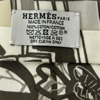 Hermes Belt White Gray Multi Cotton — view 4