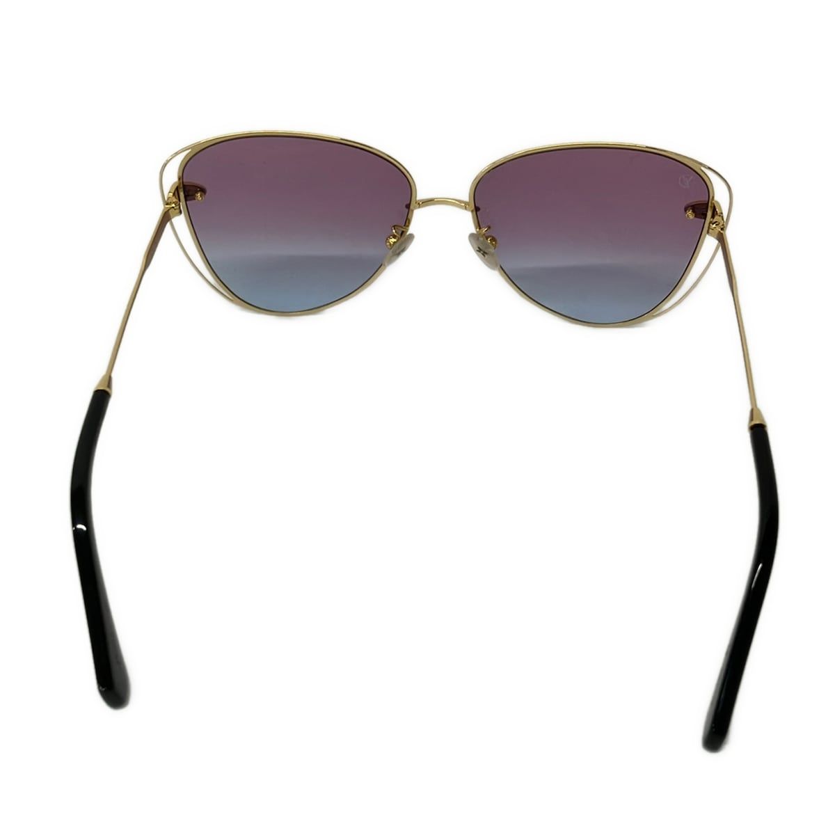Louis Vuitton Sunglasses a Nous Deux Purple Gold Black Eyewear — view 3