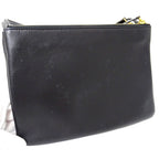 Celine Shoulder Bag Trio Large Leather Black Small — view 9