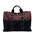 Hermes Tote Fourre Tout MM Dark Brown Black