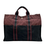 Hermes Tote Fourre Tout MM Dark Brown Black — view 3