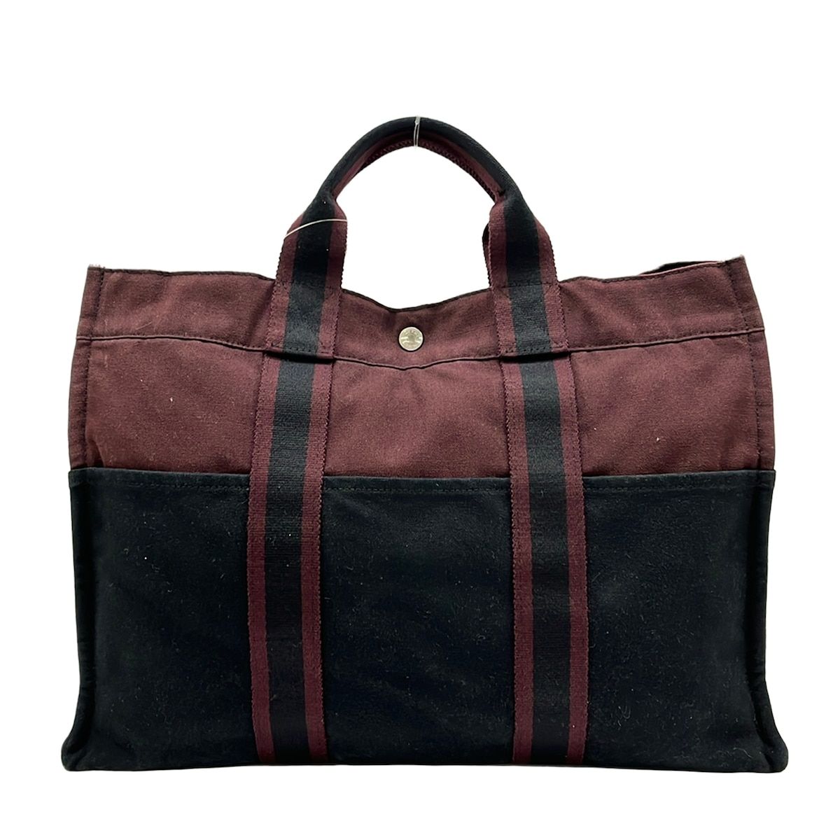 Hermes Tote Fourre Tout MM Dark Brown Black — view 3