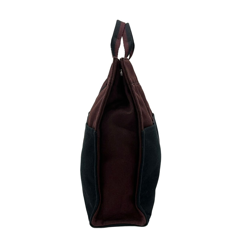 Hermes Tote Fourre Tout MM Dark Brown Black — view 4