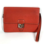 Hermes Clutch Pochette Jet Leather Brown