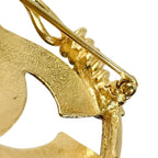 Chanel CC Logo Brooch Gold — view 7