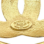 Chanel CC Logo Brooch Gold — view 8