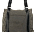 Hermes Shoulder Bag Fourre Tout Besace MM Gray Black — view 3