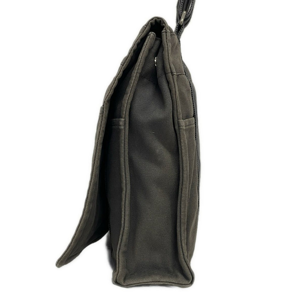Hermes Shoulder Bag Fourre Tout Besace MM Gray Black — view 2