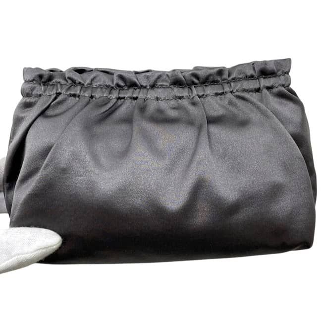 Prada Pouch Silver Ardesia Raso Case Satin 121 Simple — view 9