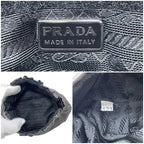 Prada Pouch Silver Ardesia Raso Case Satin 121 Simple — view 6