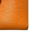 Louis Vuitton Bifold Wallet Portomonevier Viennois Orange Mandarin Epi Kiss — view 7