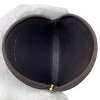 Loewe Coin Case Brown Anagram Purse Leather Suede 12 Logo Mini — view 4