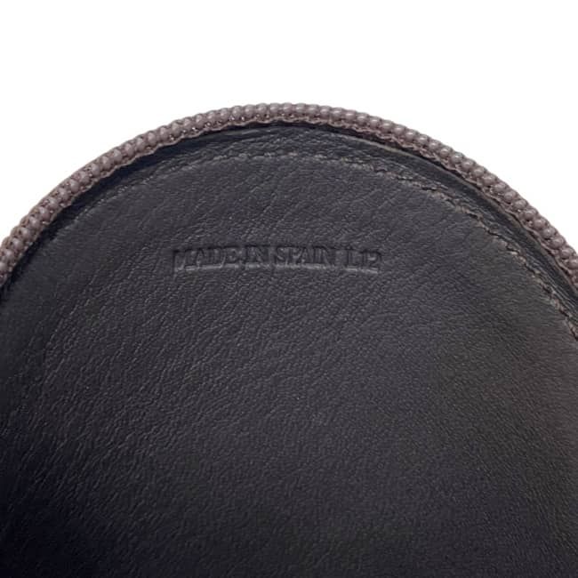 Loewe Coin Case Brown Anagram Purse Leather Suede 12 Logo Mini — view 5