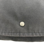 Hermes Shoulder Bag Fourre Tout Besace MM Gray Crossbody Cotton Canvas Flap — view 5