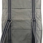 Hermes Shoulder Bag Fourre Tout Besace MM Gray Crossbody Cotton Canvas Flap — view 8