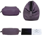 Prada Pouch Purple Mirtillo Vala Case Nylon 42 Zipper — view 2
